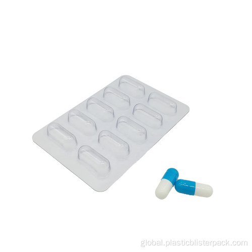 Vacuum Plastic Blister Tray 10 Cavity Tray Medical Pill Capsule Blister Pack Manufactory